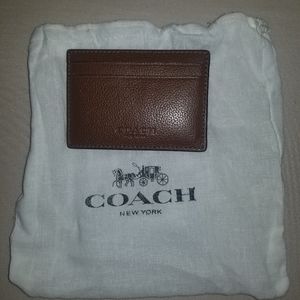 Mens coach money clip